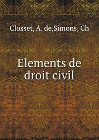 Elements de droit civil