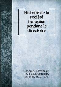 Histoire de la societe francaise pendant le directoire