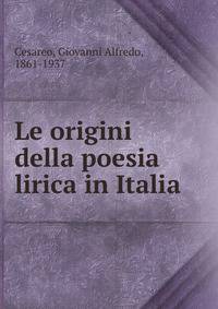 Le origini della poesia lirica in Italia