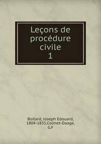 Leons de procdure civile. 1