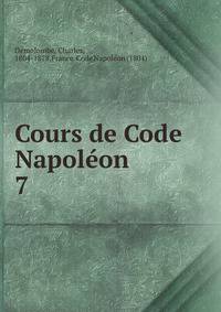 Cours de Code Napolon. 7