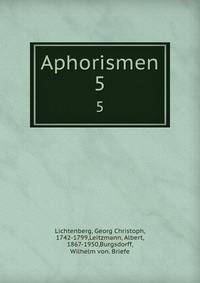 Aphorismen. 5