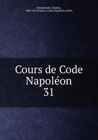 Cours de Code Napolon. 31