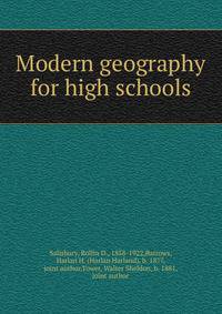 Modern geography for high schools