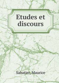 Etudes et discours
