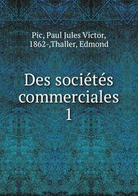Des socits commerciales. 1