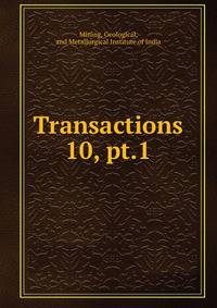 Transactions. 10, pt.1