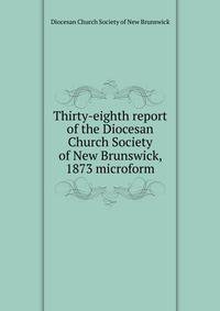 Thirty-eighth report of the Diocesan Church Society of New Brunswick, 1873 microform