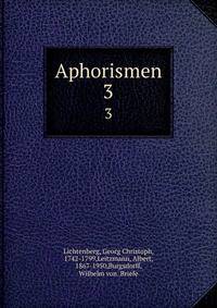 Aphorismen. 3