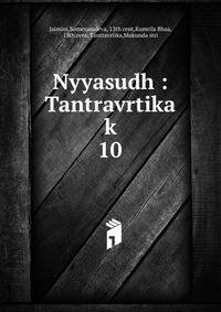 Nyyasudh : Tantravrtika k. 10