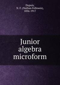 Junior algebra microform