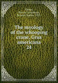The myology of the whooping crane, Grus americana. 24