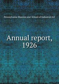 Annual report, 1926