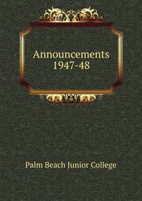 Announcements. 1947-48