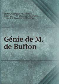 Genie de M. de Buffon