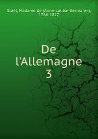 De l'Allemagne