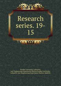 Research series. 19-. 15