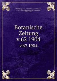 Botanische Zeitung. v.62 1904