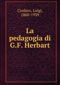 La pedagogia di G.F. Herbart