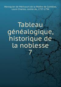 Tableau gnalogique, historique de la noblesse. 7
