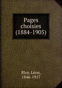 Pages choisies (1884-1905)