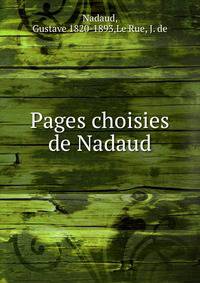 Pages choisies de Nadaud