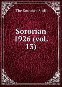 Sororian. 1926 (vol. 13)