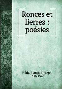 Ronces et lierres : po?sies