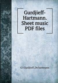 Gurdjieff-Hartmann. Sheet music PDF files