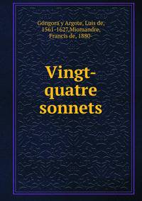 Vingt-quatre sonnets