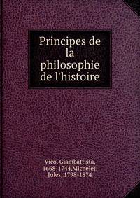 Principes de la philosophie de l'histoire