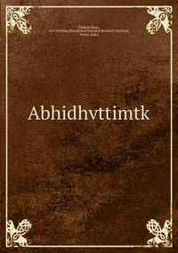 Abhidhvttimtk