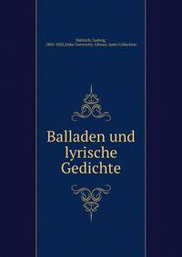 Balladen und lyrische Gedichte