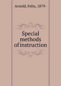 Special methods of instruction