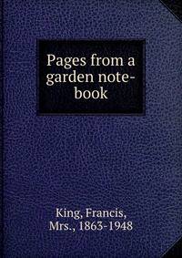 Pages from a garden note-book