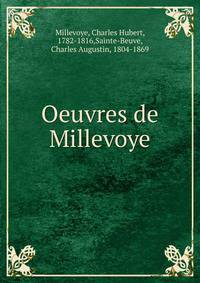 Oeuvres de Millevoye