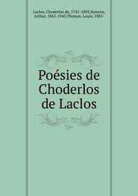 Po?sies de Choderlos de Laclos