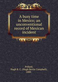 A busy time in Mexico; an unconventional record of Mexican incident