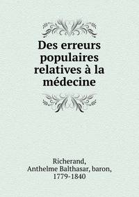 Des erreurs populaires relatives a la medecine