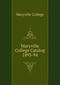 Maryville College Catalog 1893-94