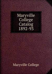 Maryville College Catalog 1892-93