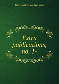 Extra publications, no. 1-