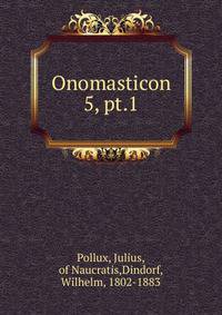 Onomasticon. 5, pt.1