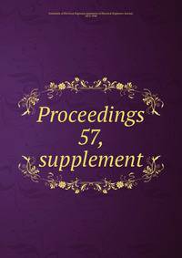 Proceedings. 57, supplement