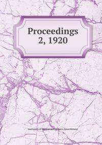 Proceedings. 2, 1920