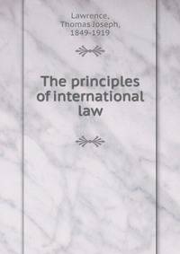 The principles of international law