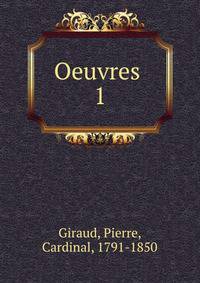 Oeuvres .. 1