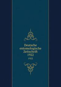 Deutsche entomologische Zeitschrift. 1922