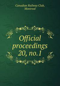 Official proceedings. 20, no.1
