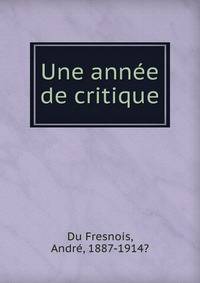 Une annee de critique